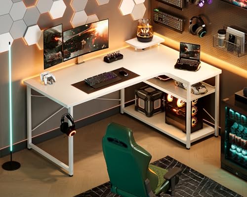 ODK ゲーミングデスク L字 パソコンデスク 幅110 デスク desk 机 pc